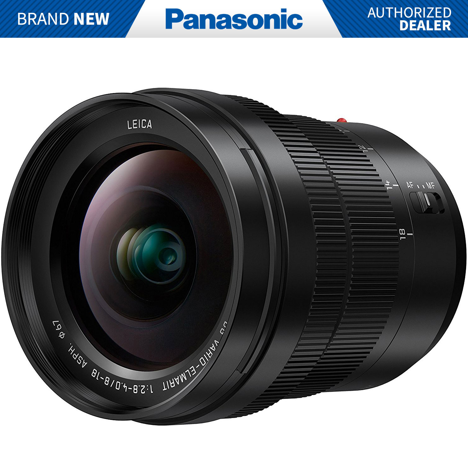 Lumix G Leica DG Vario-Elmarit 8-18mm f/2.8-4 Aspherical Lens for