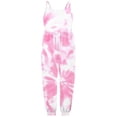 thumbnail image 1 of MIASHUI Combinaison Sans Manches Teinture sur Nœuds pour Fille, Été, Décontractée, Plage, Rose, 7-8 Ans, 1 of 4