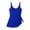 Royal Blue #024, variant on One Piece Swimdress Swimsuits for Women Tummy Control Swim Dresses Skirt Bathing Suit Hot Pink 2XL