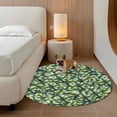 thumbnail image 3 of St. Patrick's Day Round Area Rugs Collection 4', Green Lucky Clovers Ombre Non Slip Indoor Circular Throw Runner Rug Floor Mat Carpet for Living Room Dining Table Bedroom Nursery, 3 of 9