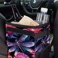 thumbnail image 6 of Dragonfly Mini Trash Can for Car: Foldable, with Lid, Leak-Proof, Hanging Storage Bag - Car Garbage Can, 6 of 6