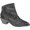 Grey Leather, variant on Women's Journee Collection Cassie Ankle Bootie Grey Leather 6.5 M
