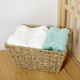 thumbnail image 3 of 1pcs Seagrass Storage Basket  3 Sizes Wicker Basket With Built-In Handle, 3 of 12