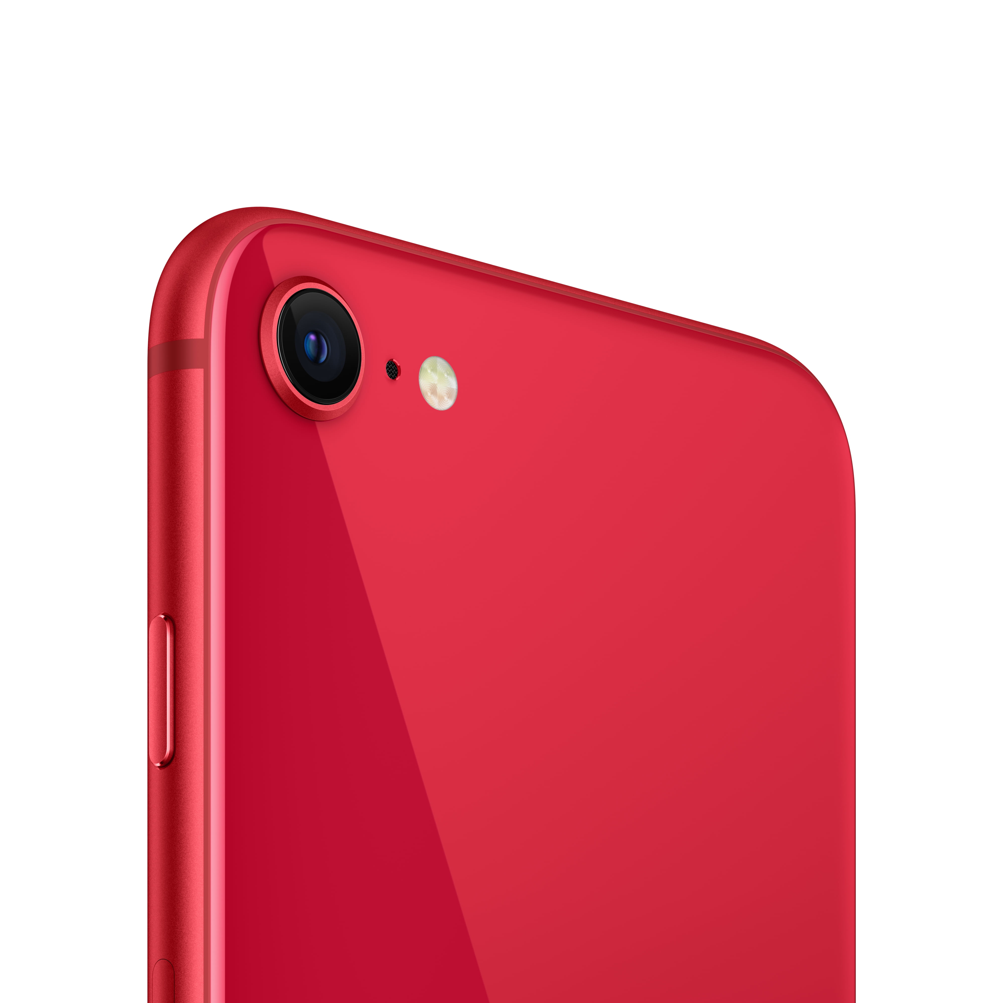 Straight Talk Apple iPhone SE (2020) w/ 64GB, Red- Prepaid Smartphone
