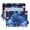 Blue Bunny, variant on 2 Pack Expandable Flip Folders with Clear PVC Window Binder Pouches 3-Ring Binder Organizer Cute White Rabbit