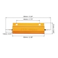 thumbnail image 2 of 100W 0.3 Ohm Aluminum Shell Resistor Housing Resistor with Screws 4Set, 2 of 7