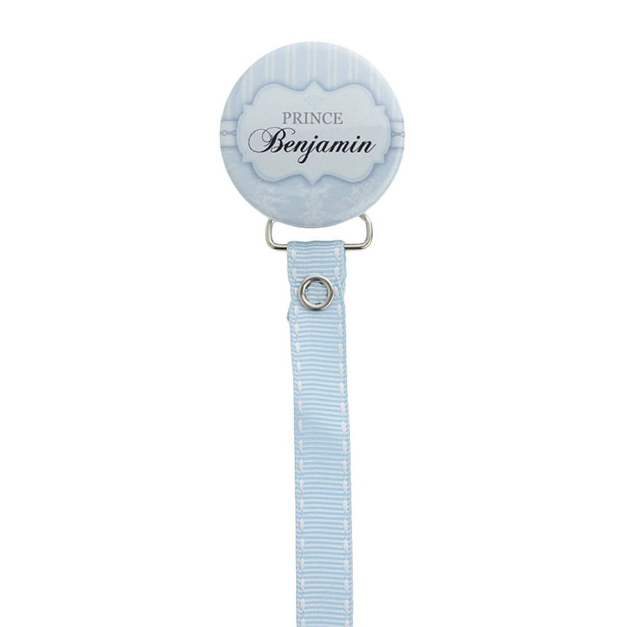 Personalized Name Prince Pacifier Clip