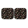 thumbnail image 7 of Fotbe Red White Flowers 2-Piece Car Windshield Sun Shade | Sun Blocker for Car Windshield | Foldable Automotive Interior Accessories for Sun Protection-Small, 7 of 7