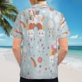 thumbnail image 6 of High Quality Hawaiian Shirts for Men Short Sleeve Aloha Beach Shirt Floral Summer Casual Button Down Shirts Blouses KJUVM9, 6 of 7