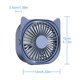 thumbnail image 4 of Mini ventilador creativo con orejas de gato usb-azul Ormromra 220145-3, 4 of 8