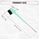 thumbnail image 4 of Dual Comb Eyebrow Brushes, Eyelash Comb Eyebrow Brush for Women, Eyelash Eyebrow Travel Makeup Tool, Light Green 8.15" Length, 4 of 7