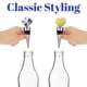 thumbnail image 4 of Juego de Corcho de Vino En Blanco de Corcho de Metal de 32 Piezas Juego de Inserción de Corcho de Vino Reutilizable Accesorios para Boda Fiesta de Vino Bar Torneado DIY, 4 of 5