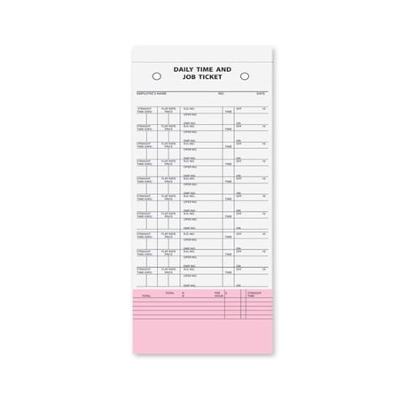 Daily Time & Job Ticket