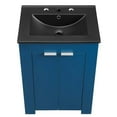 thumbnail image 6 of Modway Maybelle 24" Modern Wood Bathroom Vanity in Navy/Black, 6 of 9