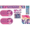 My Little Pony Birthday Party Supplies Bundle Pack for 16 includes Plates, Napkins, Happy Birthday Banner