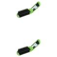thumbnail image 4 of Peine de viaje espejo cepillo de pelo plegable Vogacara ABS masaje estilo para coche Type3 NO3, 4 of 6