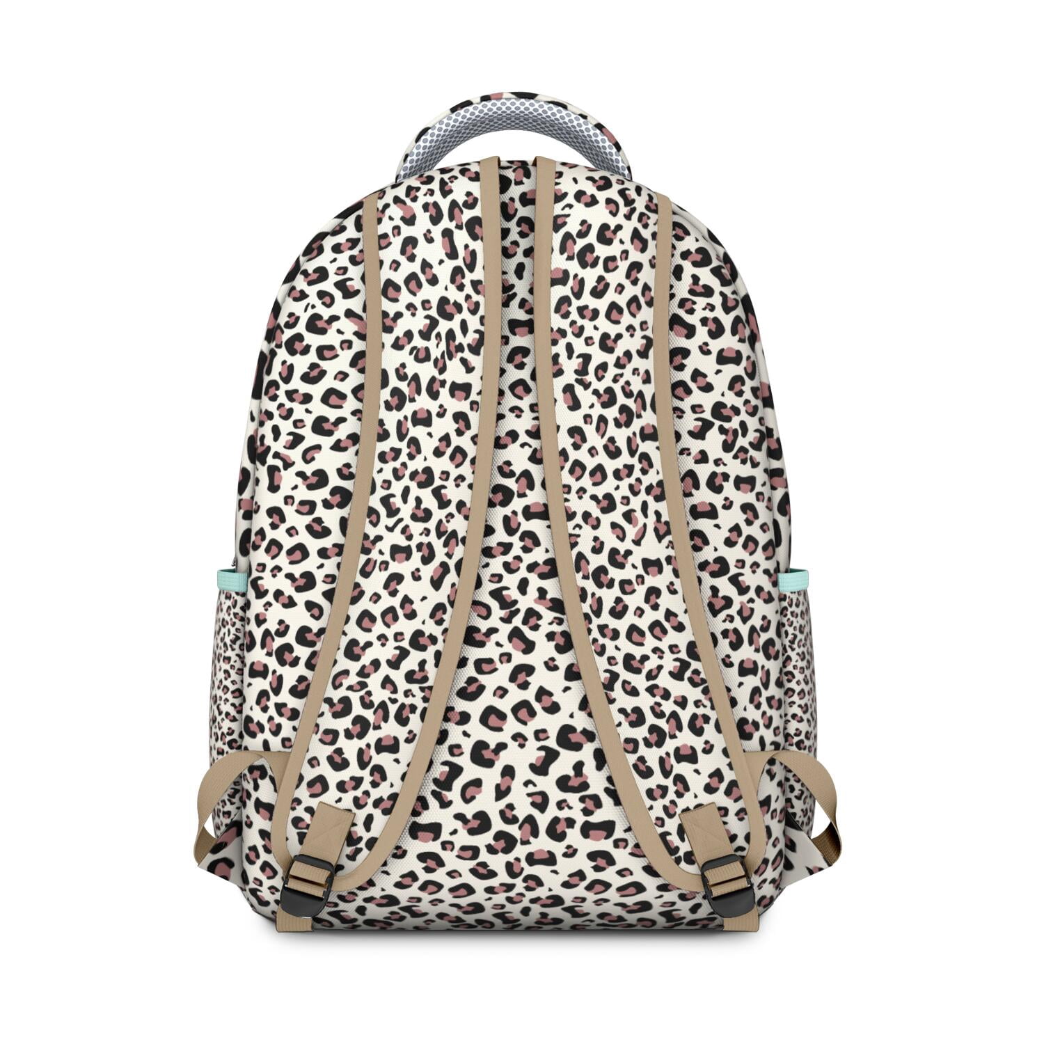 Vintage Leopard Print Backpack Tropical Style Cheetah 