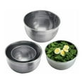 thumbnail image 3 of Tovolo Stainless Steel Mixing Bowls, 7.5 Qt - Metal Nesting Mixing Bowl with Rounded Lip for Easy Pour & Minimal Mess - Large & Small Dishwasher Safe Kitchen Supplies for Prep & Cooking, 3 of 4