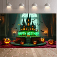 thumbnail image 5 of Neon Theme Banner Spooky Halloween Decorative Colorful Design for Birthday Party Holiday Event Indoor Decoration, 5 of 9