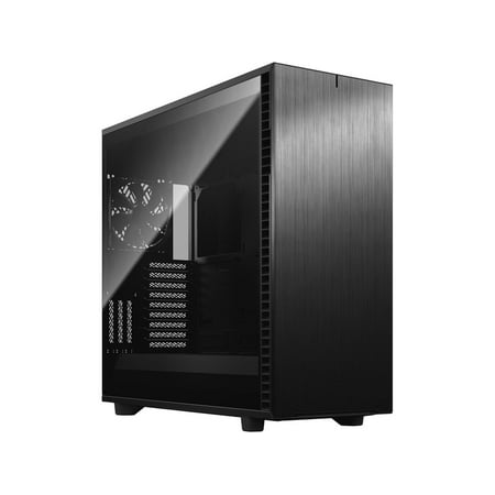 UPC: 0843276102067 | Fractal Design Define 7 XL Black Brushed Aluminum / Steel E-ATX Silent Modular Dark Tinted Tempered Glass Window Full Tower Computer Case