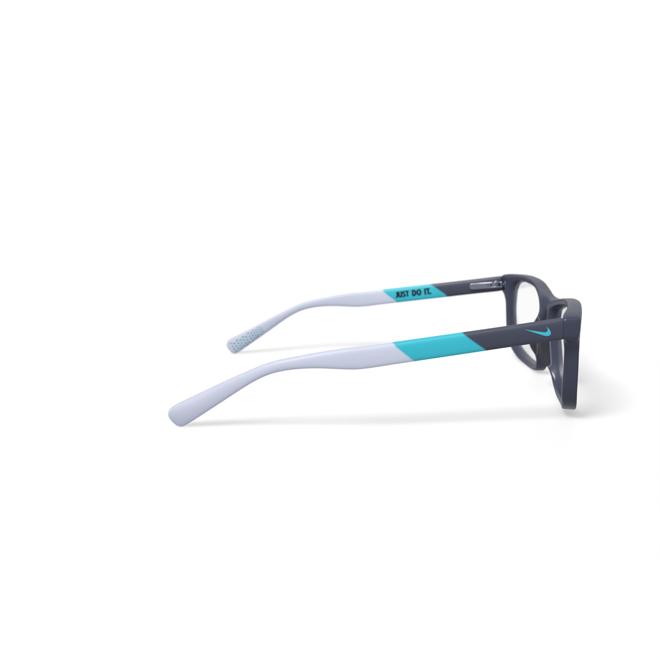 Nike Youth 5536G Prescription Eyeglasses with Case, Grey Crystal