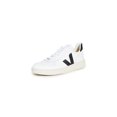 thumbnail image 1 of Tenis Veja V-10 Leather para hombre extra blanco/negro, 1 of 3