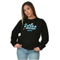 thumbnail image 3 of Smurfs Characters Retro Squad Goals Unisex Plus Size Sweatshirt Brisco Brands 3X, 3 of 5