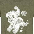 thumbnail image 3 of Paw Patrol - Rubble Santa Hat - Toddler And Youth Short Sleeve Graphic T-Shirt, 3 of 6