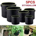 thumbnail image 2 of Gallons Soft-sided Plant Pots Grow Bags with Soft Felt-like Texture That Promote Air Root Pruning, 2 of 11