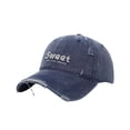 thumbnail image 3 of Krdevn Letter Embroidery Distressed Washed Kids Baseball Cap Adjustable Lightweight Outdoor Sun Hat for Toddler Boys Girls, 3 of 5