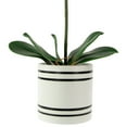 thumbnail image 5 of Northlight Real Touch™ Artificial Spring Orchids in a Striped Ceramic Pot - 2' - Pink, 5 of 7