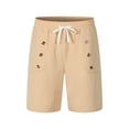 thumbnail image 4 of WILLBEST Pantalones Cortos Casuales para Hombre, para Actividades Al Aire Libre, Cómodos, de Color Sólido, Corte Recto, para Verano y Otoño, de Fácil Cuidado, Lavables A Máquina., 4 of 8