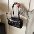 thumbnail image 2 of Bolso Hombro para Mujer PU Chic Hobo Gran Capacidad Color Sólido Con Asa, 2 of 9