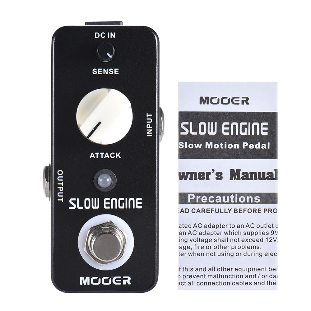 MOOER SLOW ENGINE Slow Motion Guitar Effect Pedal True Bypass Full Metal Shell