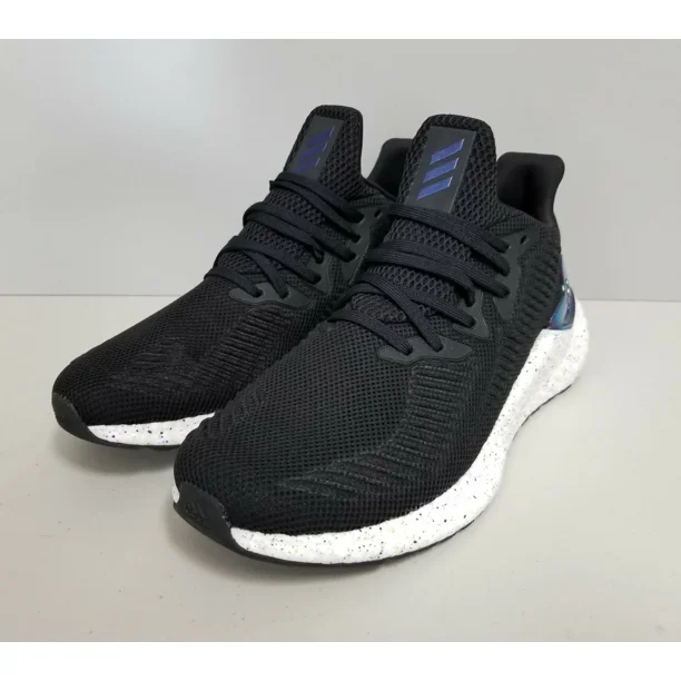 Adi - das Alphaboost Black Iridescent Running Sneakers Mens Trainers 9 42.5 New
