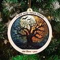 thumbnail image 3 of Spooky Stained Glass Suncatcher Ornament – Holiday Ornament with Text for Loved Ones, Family & Friends, Christmas 2025 Decoration, 3 of 6