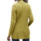 thumbnail image 4 of Guardurnaity Suéter de mujer con cuello en V, botón, prendas de vestir exteriores, abrigo de otoño de punto de manga larga, amarillo, M Prendas para la parte del cuerpo Amarillo SG Guardurnaity AP003363-04, 4 of 6