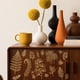 thumbnail image 4 of 4 láminas de calcomanías para muebles con diseño de hojas de helecho, 15 x 30 cm (6 x 12 pulgadas), con efecto dorado. Adhesivo UV autoadhesivo para decoración de paredes y manualidades., 4 of 7