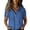 503_Blue, variant on Button Down Shirts for Women,Plain Vintage Short Sleeve Button Down Shirts Drop Shoulder Collared Pocket Tees,Blue Women Blouses