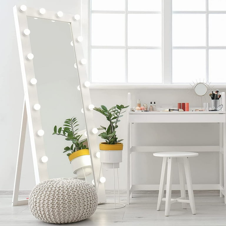 Vanity mirror with light bulbs deals ikea