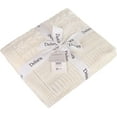 thumbnail image 4 of Delara Organic Cotton Throw Blanket 50x70 inches, GOTS Certified Cable Knitted Throws Blanket for Sofa Couch Bed, Baby Nursery, Lightweight Cozy Warm Decorative Blanket All Season Use, 4 of 5