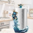 thumbnail image 5 of Nautical Paper Towel Holder with Sea Turtle and Ocean Wave Design for Beach-inspired and Decorative Kitchen DÃ©cor - Coastal-Inspired Freestanding & Tabletop Kitchen Accesorries and Marine Life Theme, 5 of 7