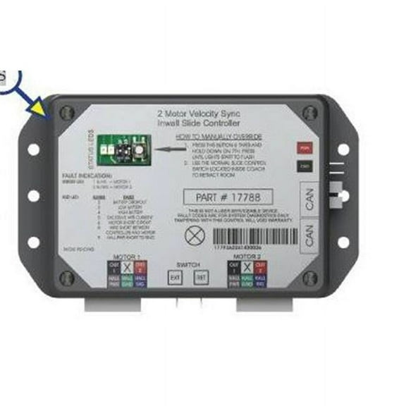 Lippert Components 308958 2 Motor Velocity Sync in-Wall Slide Controller