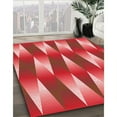 thumbnail image 3 of Ahgly Company Machine Washable Indoor Rectangle Transitional Red Area Rugs, 7' x 9', 3 of 7
