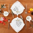thumbnail image 4 of GZHJMY Boho Rainbow Cloth Napkins Washable Napkin for Dinner Table Decorative for Home Dinner Restaurant Parties 20 Inch 4 Pack Decorative Washcloths, 4 of 7