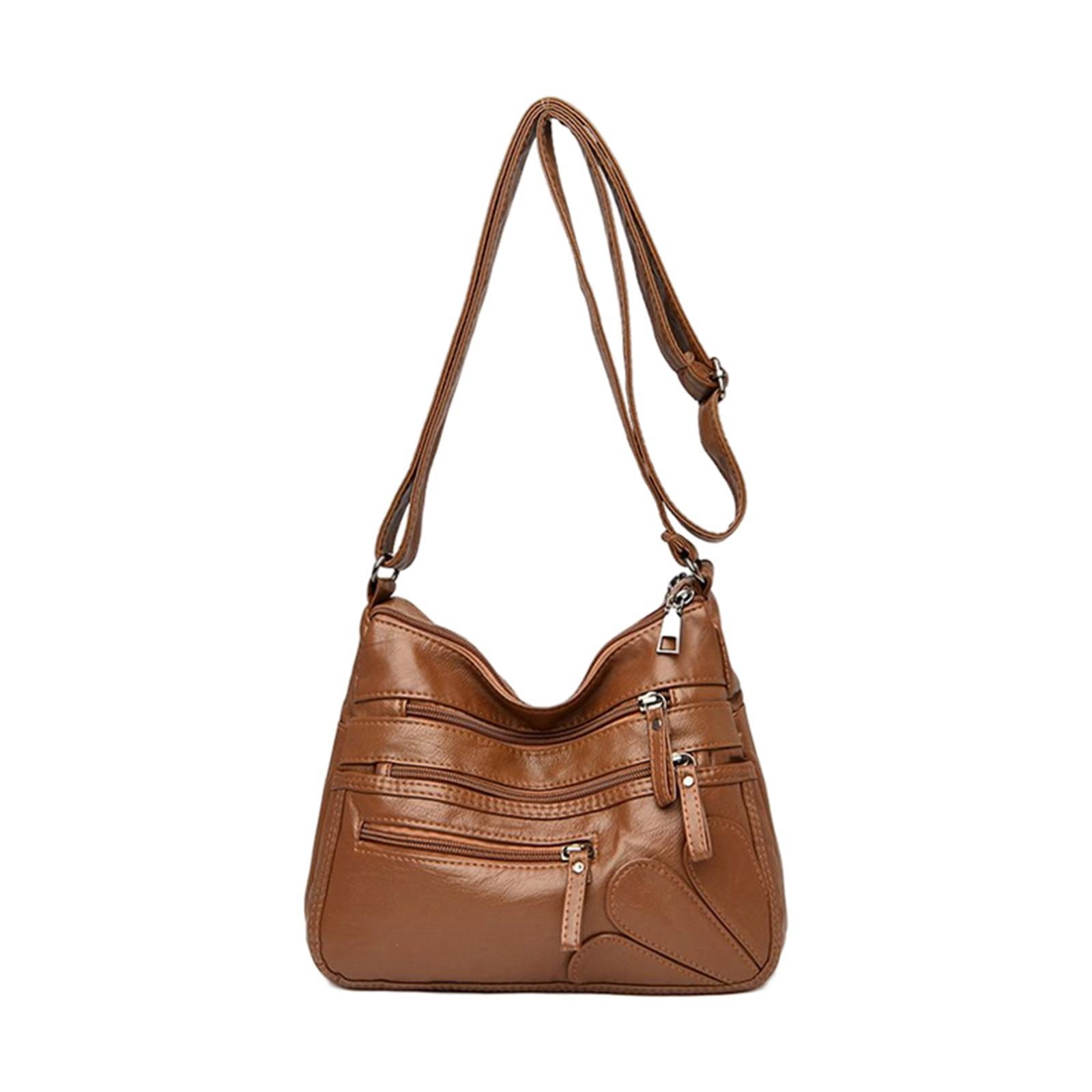 ショルダーバッグ・ポシェット RAINS Woman Shoulder bag Brown 14670 110 Women Shoulder Bag, Bags Handbag Purse Leather Tote Bag