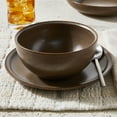 thumbnail image 3 of Better Homes and Gardens Banks Brown 12-Piece Stoneware Plates & Bowls Dinnerware Set, 3 of 12