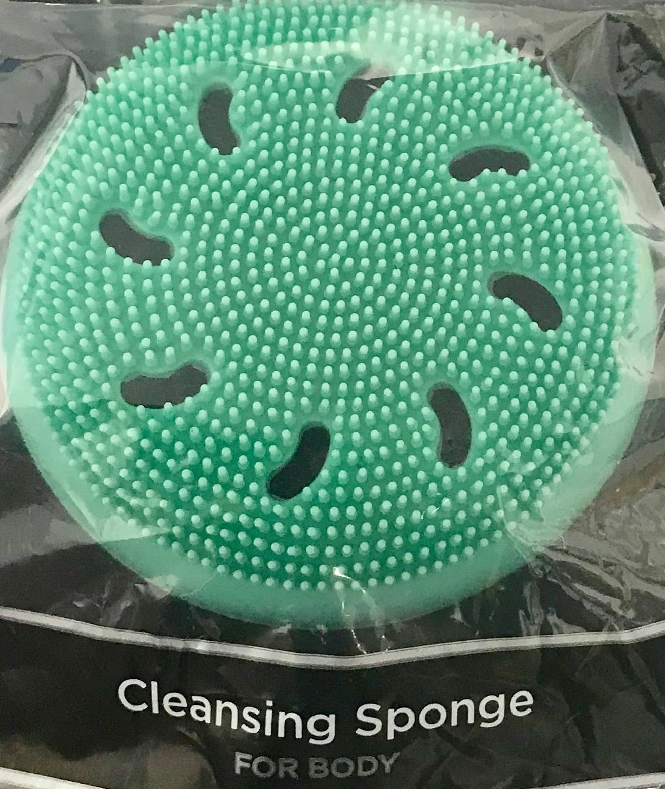 Equate Beauty Silicone Body Exfoliating Brush with Cleansing Sponge