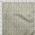 thumbnail image 4 of oneOone Cotton Poplin Twill Green Fabric Floral Diy Clothing Quilting Fabric Print Fabric By Yard 56 Inch Wide, 4 of 5