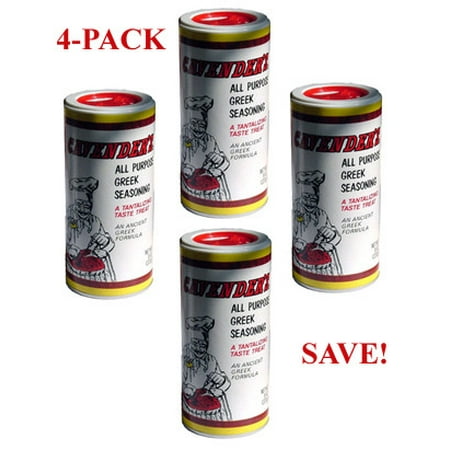 Cavenders All Purpose Greek Seasoning, 4 Pack (4 X 8oz)